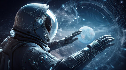 astronaut in space