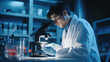 © Dusica - scientist working in laboratory Generative Ai