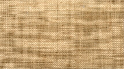 Leinwandbilder - Jute hessian sackcloth canvas sack cloth woven texture pattern background in yellow beige cream brown color