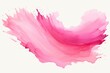 pink watercolor brush stroke. Generative AI