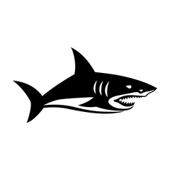 Wall Mural - Shark vector icon