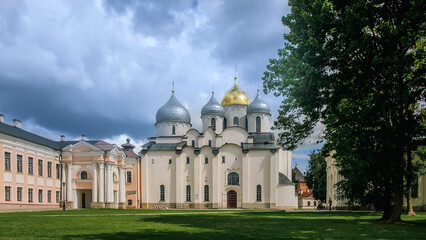 Wall Mural - St. Sophia Cathedral, Kremlin, Veliky Novgorod, Russia.