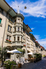 Canvas Print - Dans les rues de Berne capitale de la Suisse