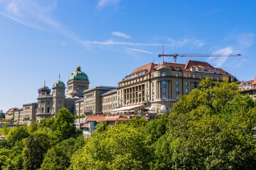 Canvas Print - Palais fédéral de Berne en Suisse