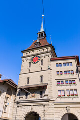 Canvas Print - La Tour de l'Horloge Zytglogge à Berne en Suisse