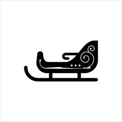 Poster - Sled Icon, Sled Vehicle Icon