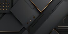 A Black And Gold Abstract Background With Geometric Shapes, Black Friday Background