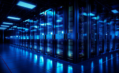 Security troubleshoot in server room.