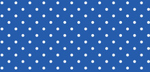 Polkadot Background With Color Blue And White