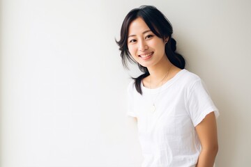 Poster - Young Asian woman smile happy face portrait