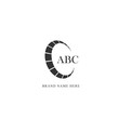 ABC logo. A B C design. White ABC letter. ABC, A B C letter logo design. Initial letter ABC linked circle uppercase monogram logo.
