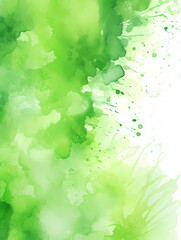 Green watercolor graphic poster web page PPT background