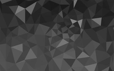 Sticker - Abstract  black Light gray mosaic background