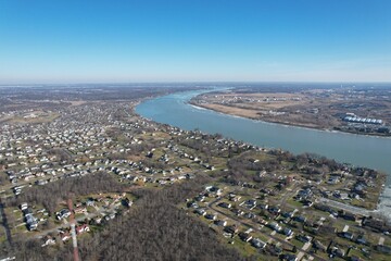 Wall Mural - Grand Island NY Aerial Pictures