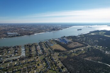 Wall Mural - Grand Island NY Aerial Pictures