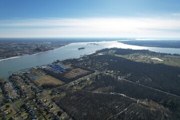 Wall Mural - Grand Island NY Aerial Pictures