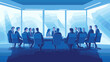 © DRN Studio - Concept vector illustration of business meeting.