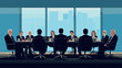 © DRN Studio - Concept vector illustration of business meeting.