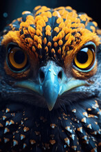 Beautiful Bird Close-Up Portrait	