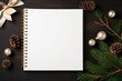 © JR BEE - blank diary paper note christmas decoration