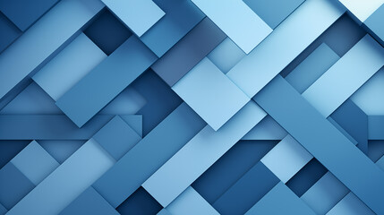 Wall Mural - blue geometric background
