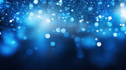 Blue bokeh background 