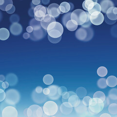 blue bokeh background