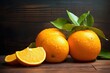 Clementine Orange Color: Sweet Citrus Texture - Captivating Digital Image