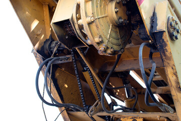 Wall Mural - part of the hydraulic mechanism