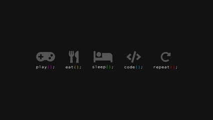 Wallpaper for programmers and gamers