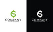letter s dollar design logo template