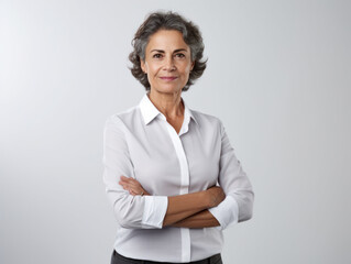 Poster -    isolated portrait in studio
