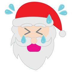 Poster - Santa Claus Face