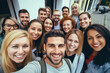 © kiatipol - Group of friends having fun at home while taking selfie,diversity and portrait of friends on a holiday while having fun together on weekend trip