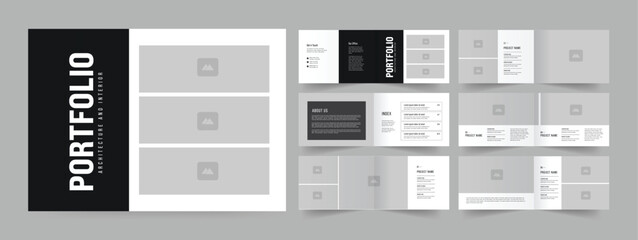 Wall Mural - landscape architecture portfolio design portfolio template interior portfolio template