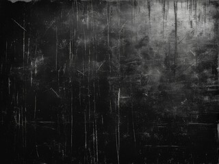 Wall Mural - Dark scratched grunge background, old film effect