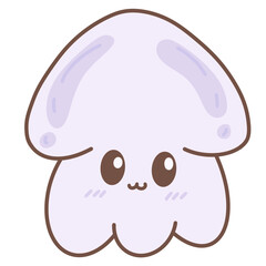 Naklejka na meble Under the sea there are bunches of cute sea life