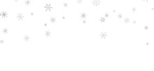 Festive Snow Drift: Captivating 3D Illustration Of Descending Christmas Snowflakes