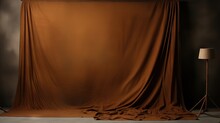 Dark Brown Painted Canvas Or Muslin Cloth Backdrop Suitable For Portraits Products And Concepts With A Design That Is Darker Towards The Edges