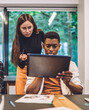© BullRun - youth colleagues booking cheap tickets for making online resale