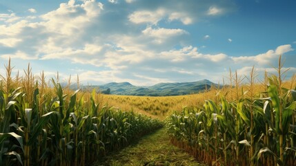 Wall Mural - Field of corn