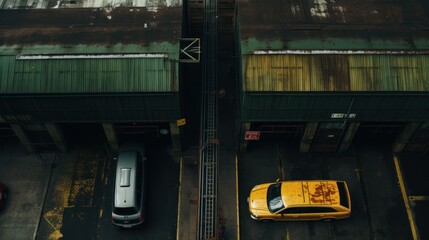 Wall Mural - Parking Cars