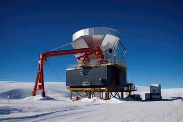 Wall Mural - South Pole Telescope Antarctica