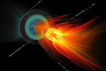 Wall Mural - transition region and coronal explorer trace in orbit