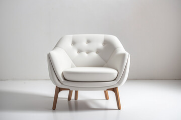 A modern chair with a pillow in the living room, bedroom, kitchen, and interior, Created with AI