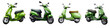 Green Transportation clipart collection, vector, icons isolated on transparent background