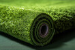 Artificial Rolled Green Grass: Realistic Synthetic Turf for Landscaping