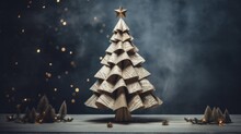 Unconventional Holiday Craft: Handmade Paper Christmas Tree For A Sustainable And Solo Celebration