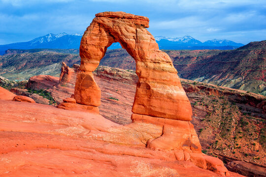 Delicate Arch Sunset,.Arches National Park,Utah,USA