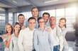 © BillionPhotos.com - Group of smart young businesspeople in an office, AI generated image